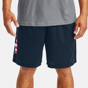 Under Armour Freedom Tech Big Flag Logo Shorts Size S